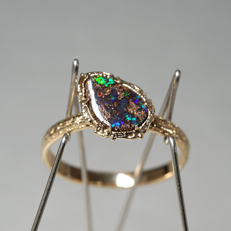 Time / ボルダーオパール F2601004 – Fuligo / Fuligoshed