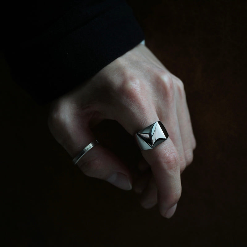 revie objects /〈BREAK〉fold ring (BR1-04)