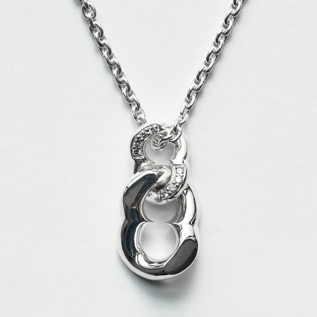 アクセサリー GIFTED QUAD IMPLOSION NECKLACE SV K18YG GIFTED QUAD