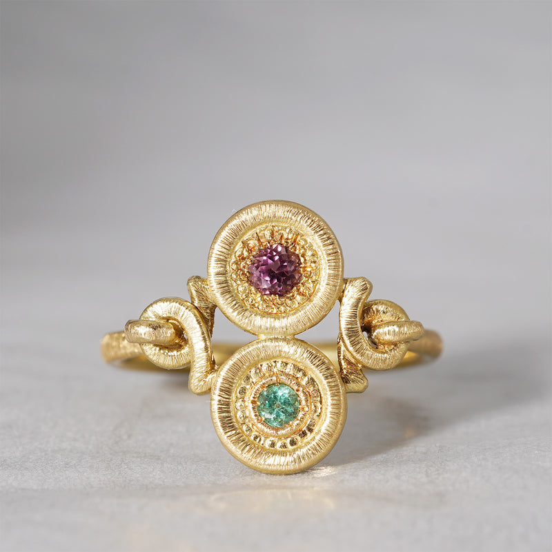 [-8/31 Limited] Oro Di OCO/Meditation2 Emerald, Tourmaline