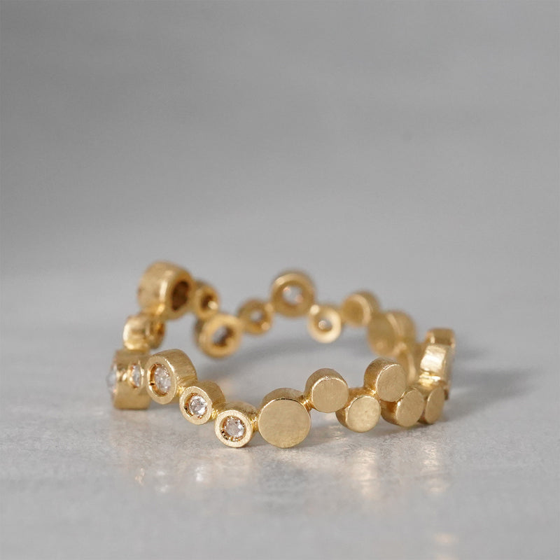 【-8/31 期間限定】19un-neuf / Dot Stella ring Diamond LR186125