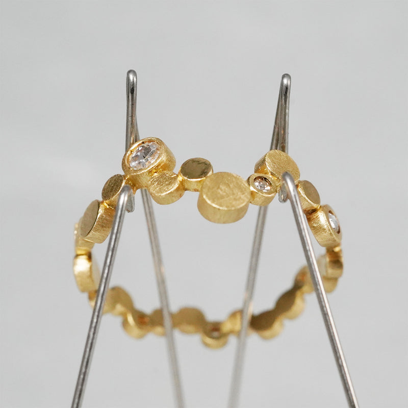 【-8/31 期間限定】19un-neuf / Dot seven stars ring Diamond LR18414