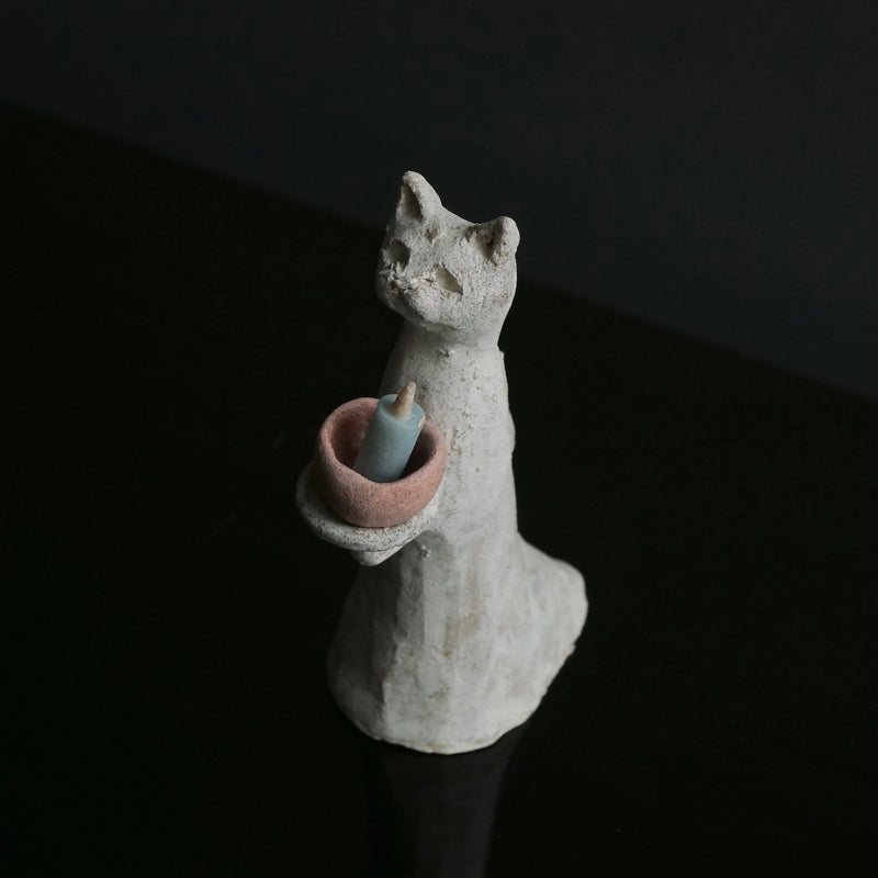 [Limited time] Tomoko Warabino / 20.Cat incense holder