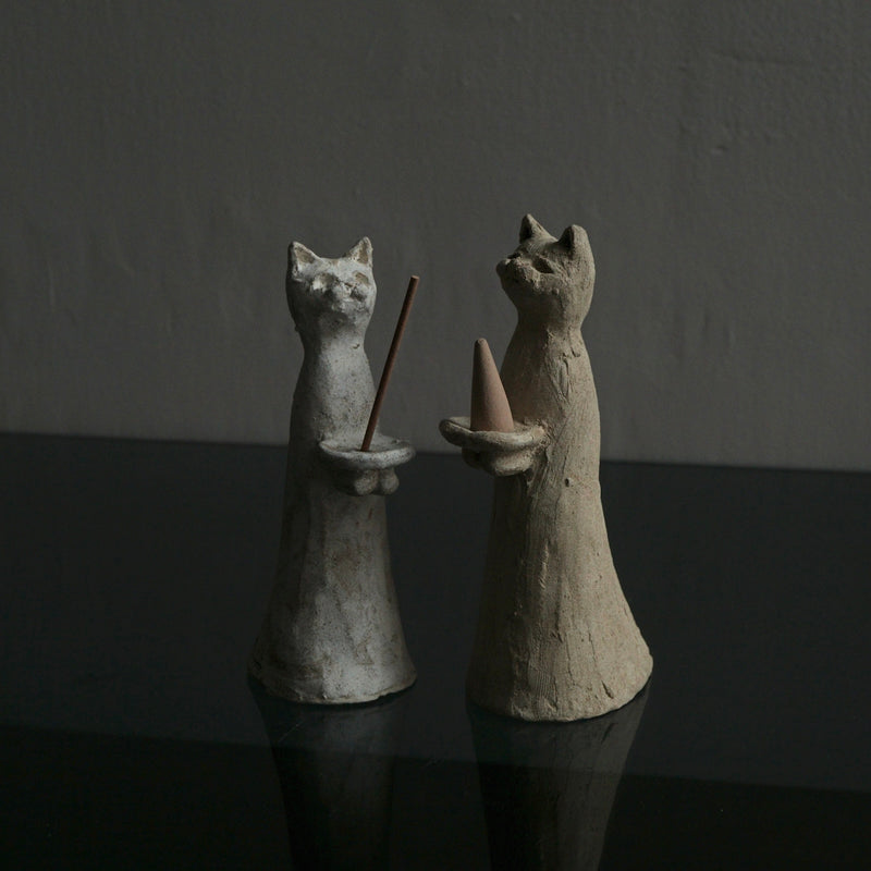 [Limited time] Tomoko Warabino / 20.Cat incense holder
