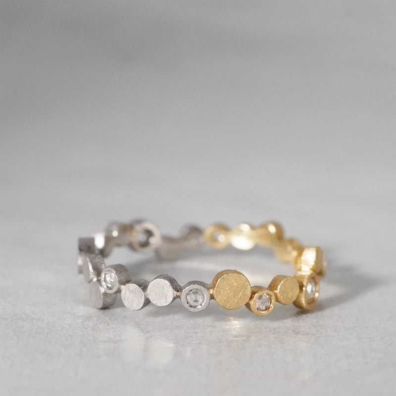 【-8/31 期間限定】19un-neuf / Dot Night and Day ring Diamond LR20813