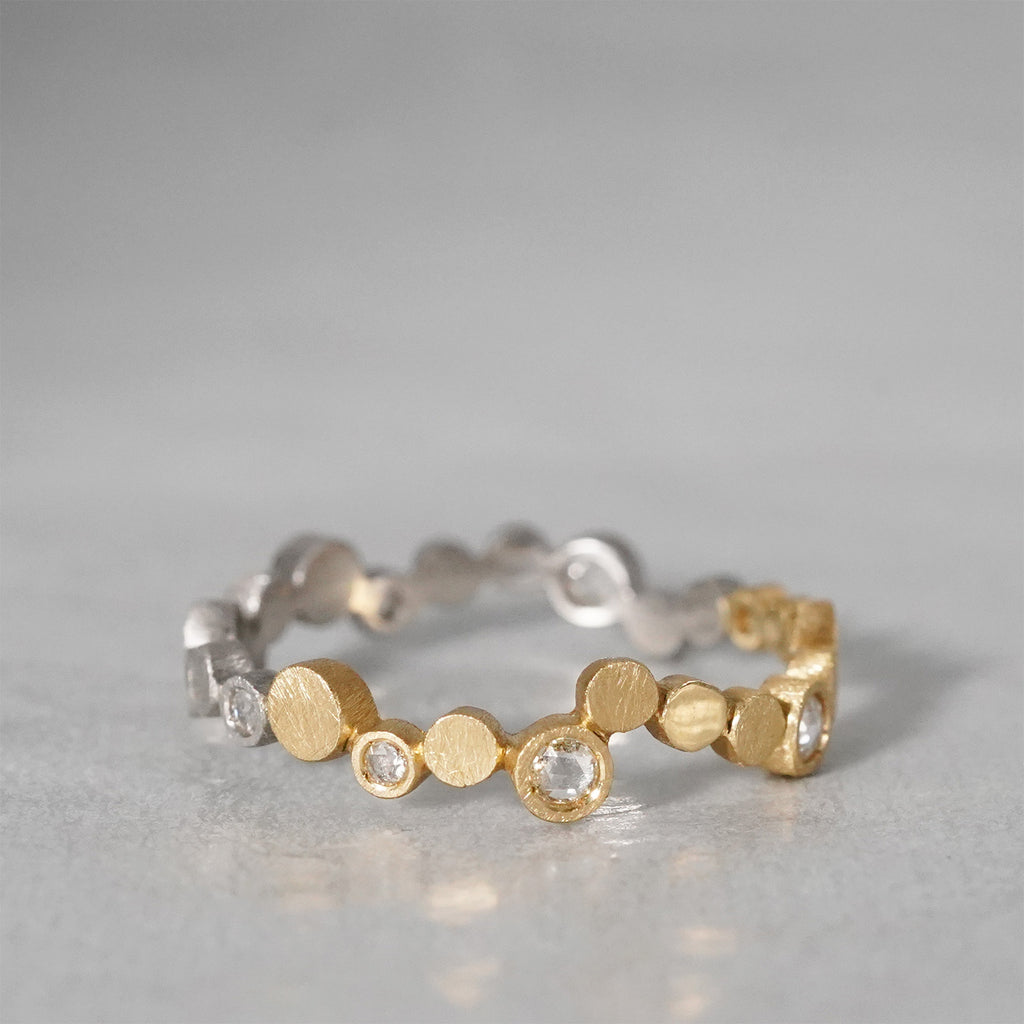 【-8/31 期間限定】19un-neuf / Dot Night and Day ring Diamond LR20813