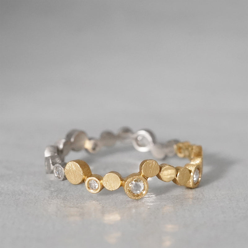 【-8/31 期間限定】19un-neuf / Dot Night and Day ring Diamond LR20813