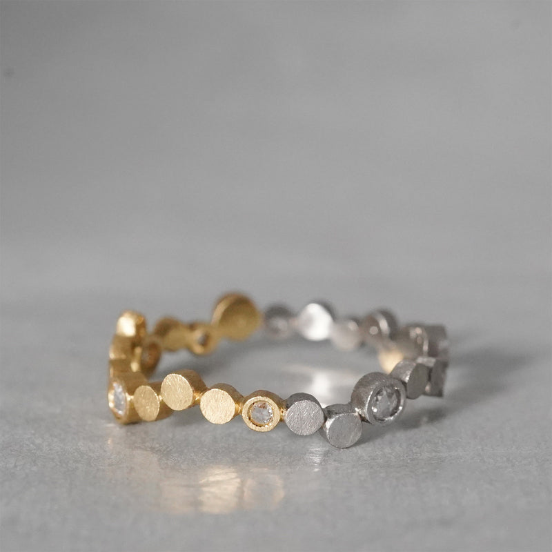 【-8/31 期間限定】19un-neuf / Dot Night and Day ring Diamond LR20813
