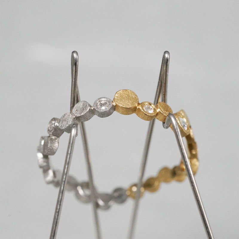 【-8/31 期間限定】19un-neuf / Dot Night and Day ring Diamond LR20813
