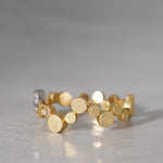 【-8/31 期間限定】19un-neuf / Dot Fullmoon ring Diamond LR18512