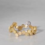 【-8/31 期間限定】19un-neuf / Dot Fullmoon ring Diamond LR18512