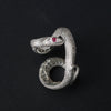 ELCAMI / Snake Ring Ruby x Diamond (ER-147)