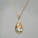 【8/2-8/31限定】siena / Pearl Leaf white necklace 2507-02