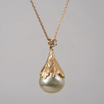 【8/2-8/31限定】siena / Pearl Leaf white necklace 2507-02