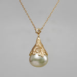 【8/2-8/31限定】siena / Pearl Leaf white necklace 2507-02