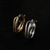 ELCAMI Snake Zirconia Ring Gold (ER-076G)