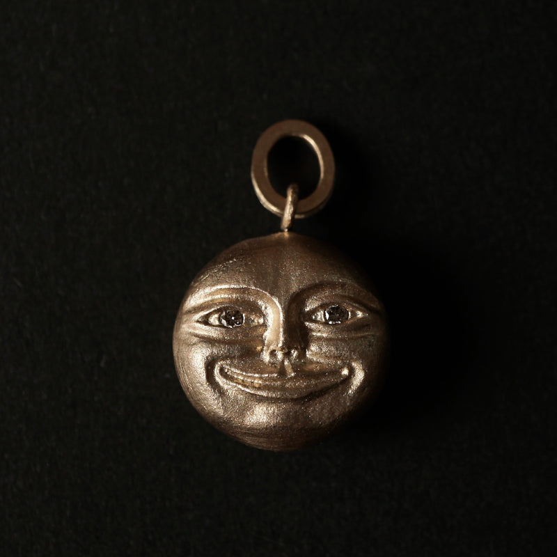 Maison de l'abeille / Sun Pendant Top K10YG Lapis Lazuli