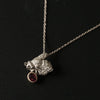 Maison de l'abeille / Abeille necklace rhodolite garnet