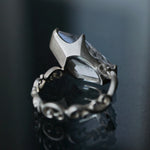 Maison de l'abeille / Full characasa ring Fluorite inquartz #16