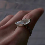 Maison de l'abeille / Full characasa ring Fluorite inquartz #16