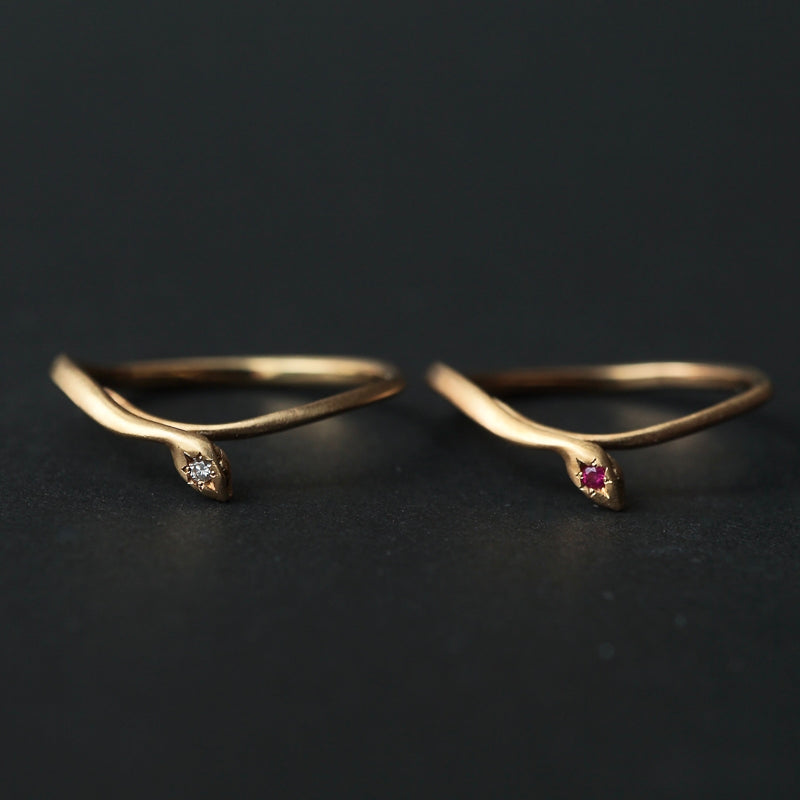 ELCAMI / Yamakagashi Ring K18YG Diamond/Ruby (ERK-10)