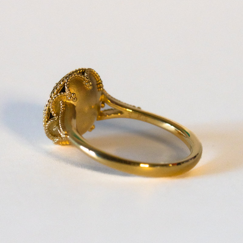 St.amour jewellery Estracan style ring <ruby>  K18YG
