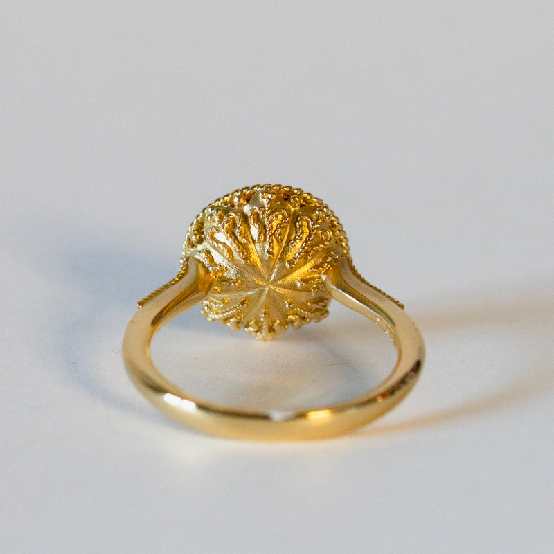 St.amour jewellery Estracan style ring <emerald>  K18YG