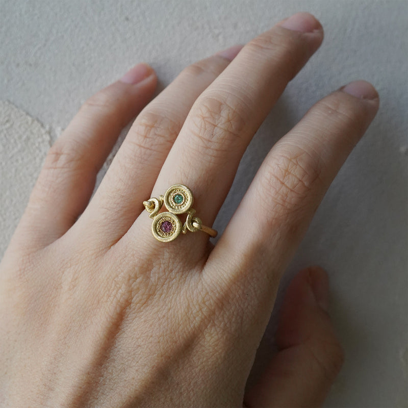 [-8/31 Limited] Oro Di OCO/Meditation2 Emerald, Tourmaline
