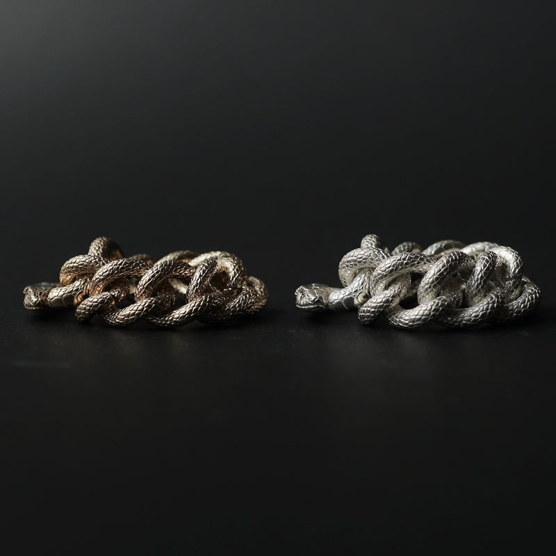 ELCAMI Snake Chain Ring Silver (ER-089S)