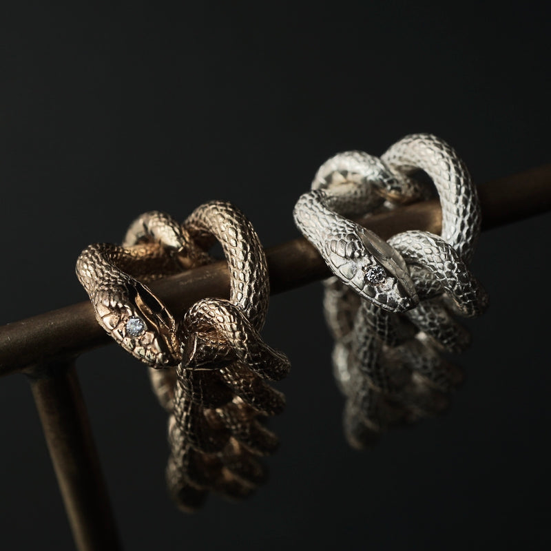 ELCAMI / Snake Chain Ring (ER-089S/G)