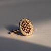 St.amour jewellery round colors ring <pearl & garnet>  K10YG