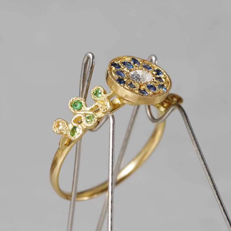[-8/31 Limited] oro di oco / Jardin Botanique sapphire, garnet