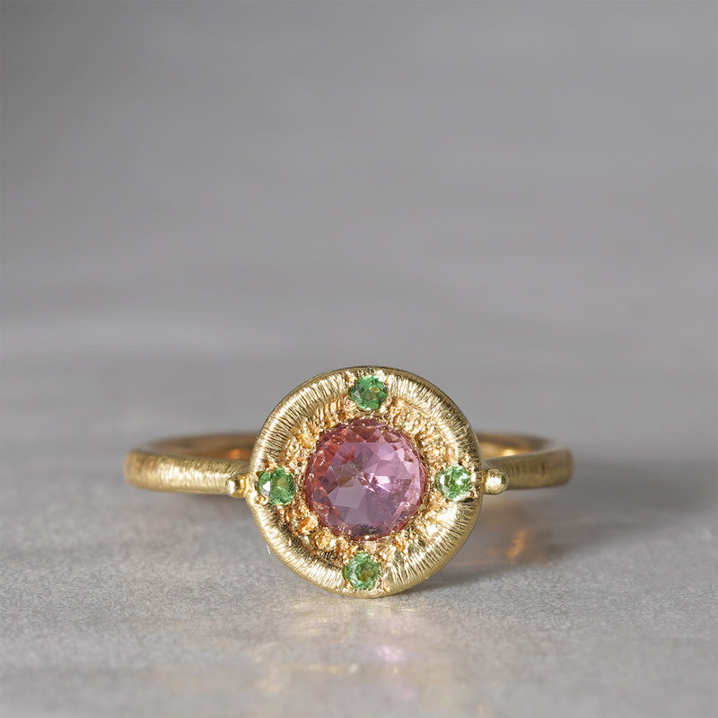 [-8/31 Limited] Oro Di Oco / Meditation Dome Tourmaline, Green Garnet
