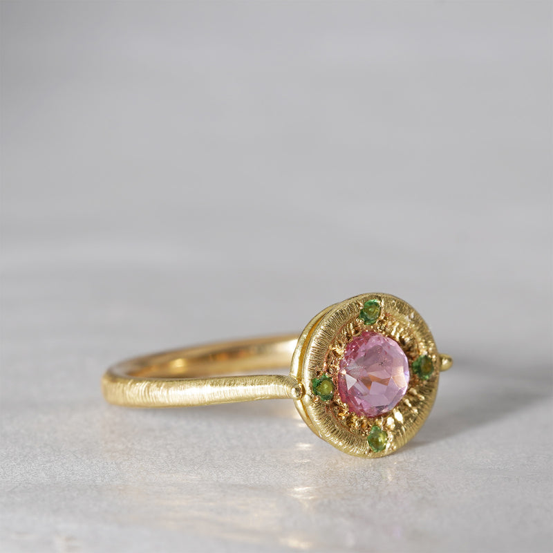 [-8/31 Limited] Oro Di Oco / Meditation Dome Tourmaline, Green Garnet