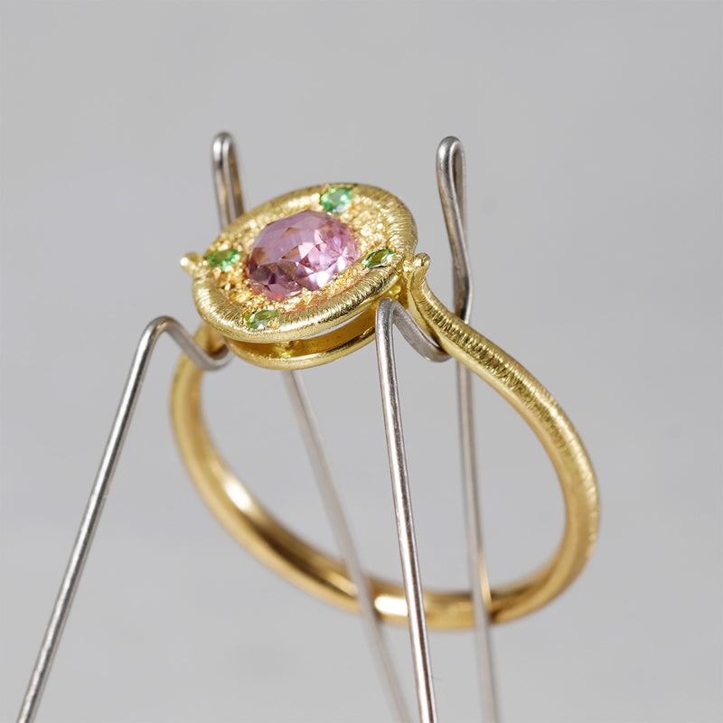 [-8/31 Limited] Oro Di Oco / Meditation Dome Tourmaline, Green Garnet