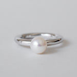 [Limited time only] hatsuyume / [custom-order 】ring SV bold pearl (r-sv-bld-wp-r)