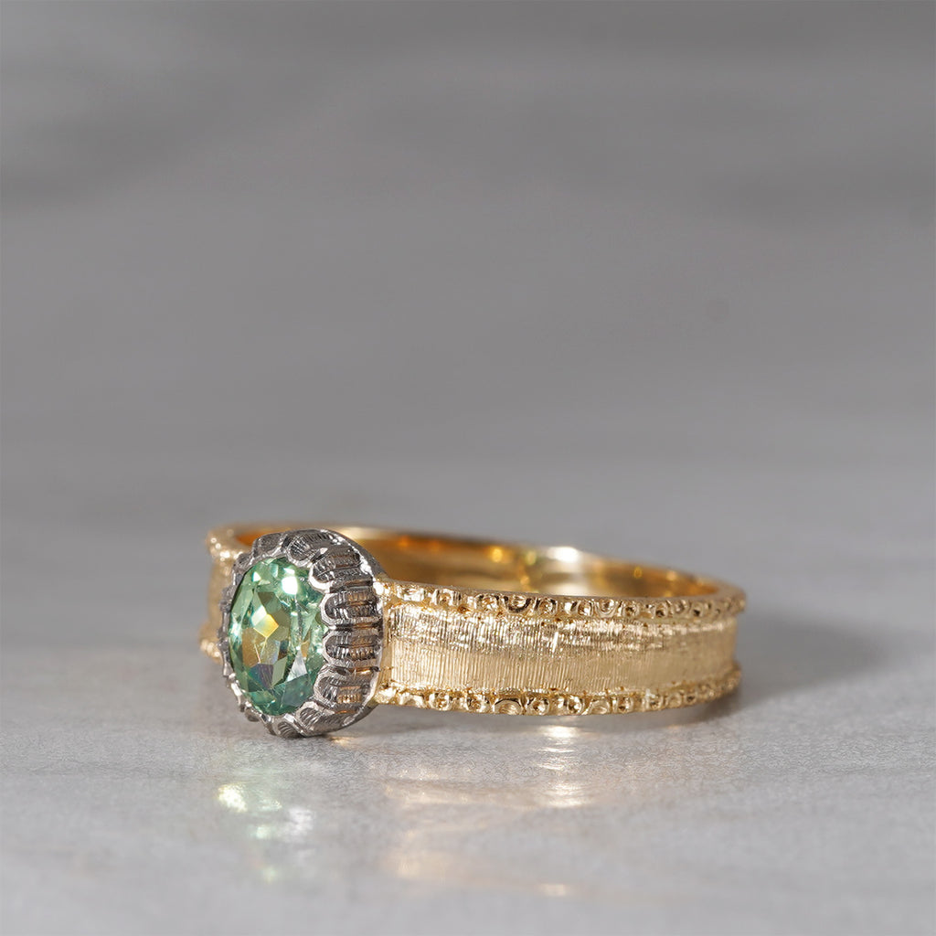[Limited to 8/2-8/31] siena/Aura slim Demantoid Garnet 2508-02