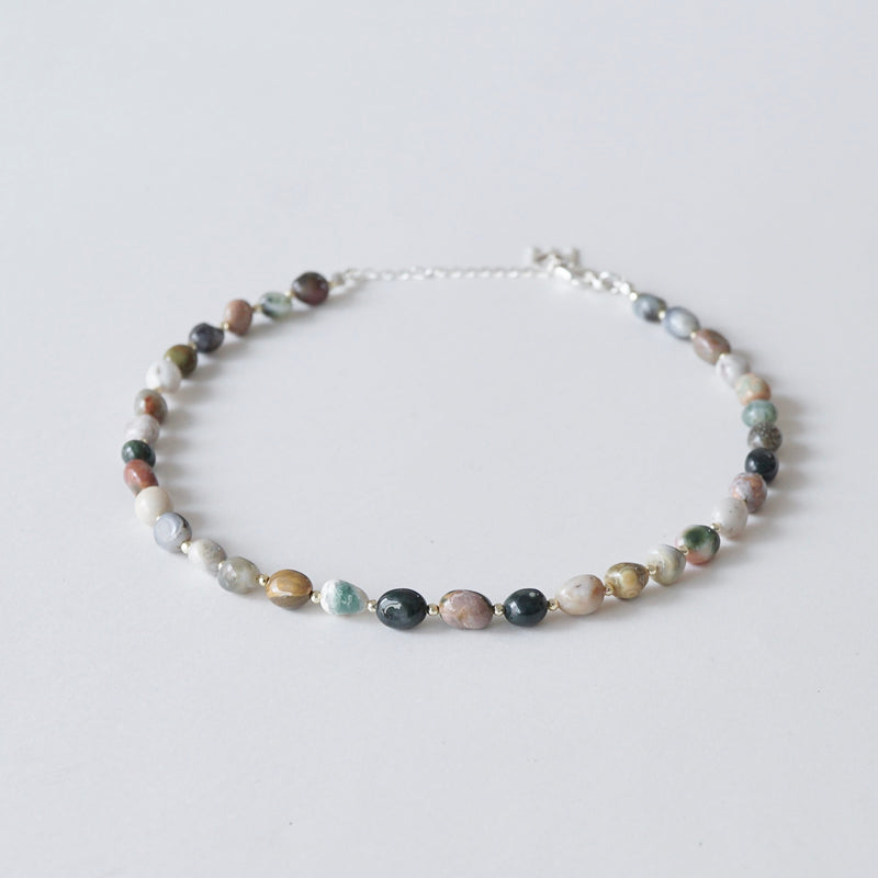 [Limited time only] Hatsuyume / necklace Agate SV