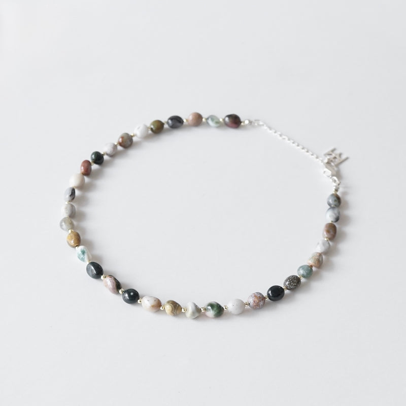 [Limited time only] Hatsuyume / necklace Agate SV