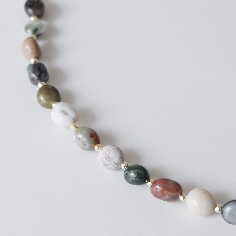 [Limited time only] Hatsuyume / necklace Agate SV