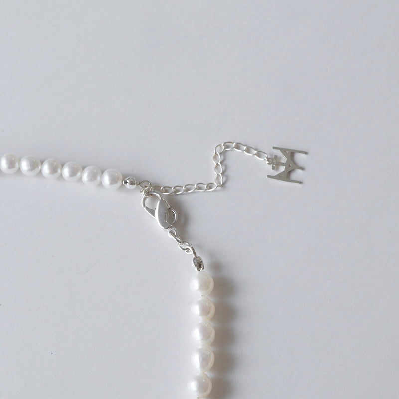 [Limited time only] Hatsuyume / necklace Freshwater pearl SV