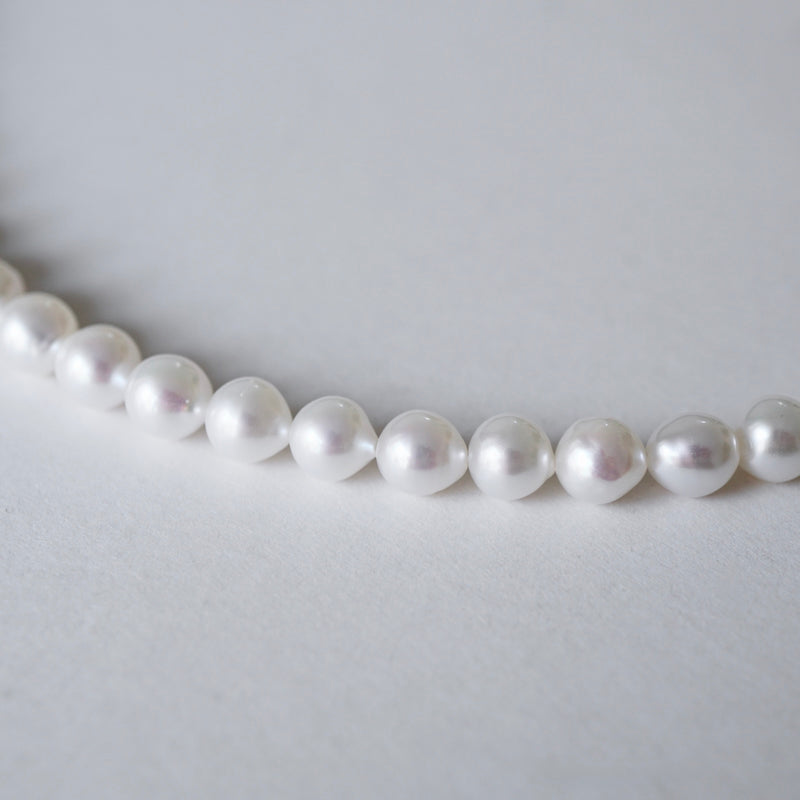 [Limited time only] Hatsuyume / necklace Freshwater pearl SV
