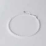 [Limited time only] Hatsuyume / necklace Matte crystal SV