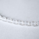 [Limited time only] Hatsuyume / necklace Matte crystal SV