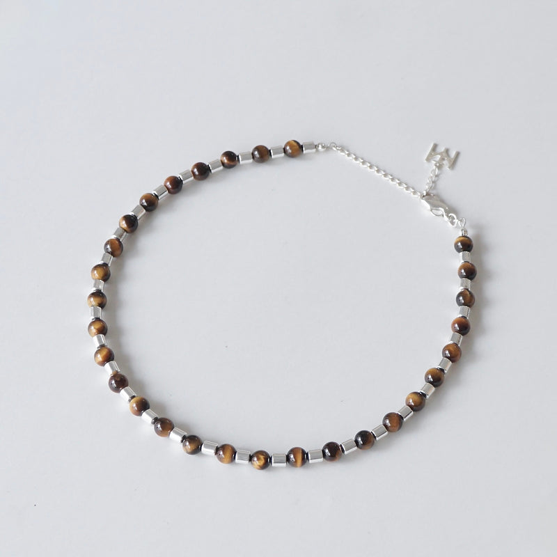 [Limited time only] Hatsuyume / necklace Tiger Eye SV