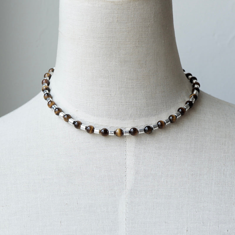 [Limited time only] Hatsuyume / necklace Tiger Eye SV