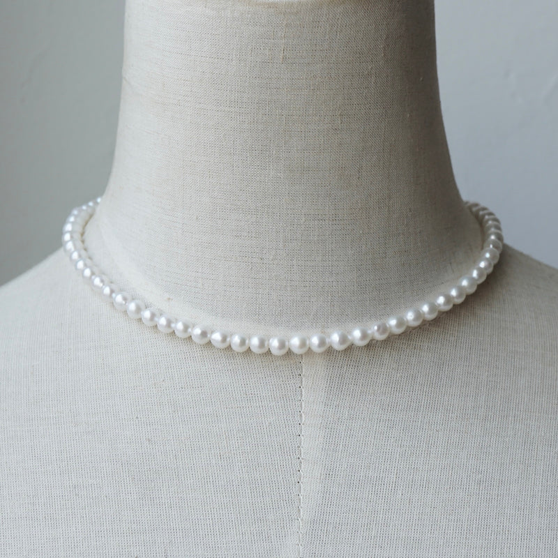 [Limited time only] Hatsuyume / necklace Freshwater pearl SV