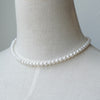 [Limited time only] Hatsuyume / necklace Freshwater pearl SV