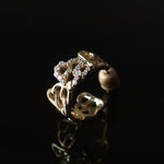 Yuki Yoshioka / INITIAL HOOP EARRING A Zirconia