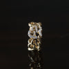 Yuki Yoshioka / INITIAL HOOP EARRING A Zirconia